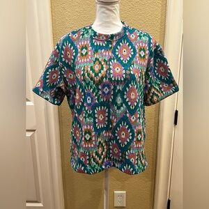 Zara Multicolor Patterned Top
